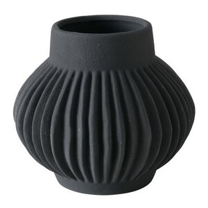 Керамическая ваза Лануарно 18 см черная Boltze фото 6
