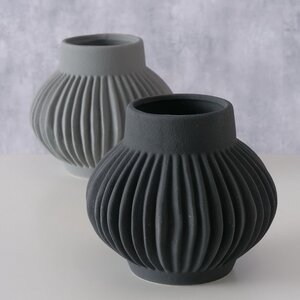 Керамическая ваза Лануарно 18 см черная Boltze фото 3