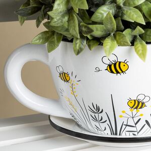 Керамическое кашпо Чашка Санбори 22*17 см Boltze (Больтце) фото 2