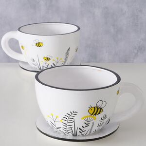 Керамическое кашпо Чашка Санбори 22*17 см Boltze (Больтце) фото 7