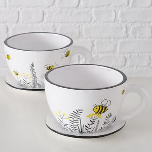 Керамическое кашпо Чашка Санбори 22*17 см Boltze (Больтце) фото 6