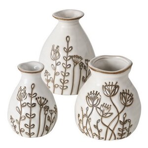 Набор керамических ваз Аллери 8-11 см, 3 шт Boltze фото 8