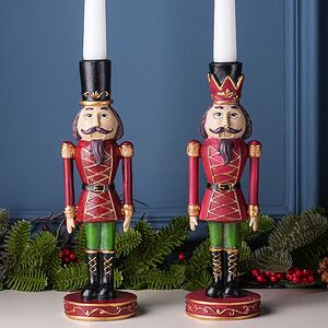 Декоративный подсвечник Щелкунчик - Cappello Nero 27 см Boltze фото 3