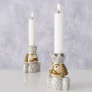 Набор декоративных подсвечников Бравые Гвардейцы Королевства 9 см, 2 шт Boltze фото 6