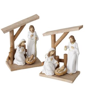 Рождественский вертеп Святое Семейство у колыбели Иисуса 21*17 см Boltze фото 7