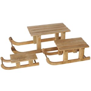 Декоративная фигура Деревянные Санки 31 см Boltze фото 5