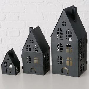 Набор подсвечников - домиков Белфаст 13-35 см, 3 шт Boltze (Больтце) фото 2