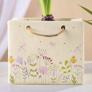 Керамическое кашпо Фловерис 14*11 см Boltze (Больтце) фото 3