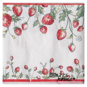 Бумажные салфетки Sweet Strawberries 17*17 см, 20 шт Boltze фото 3