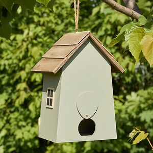 Садовое украшение Скворечник Primavera 22 см оливковый Boltze фото 3