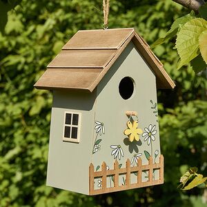 Садовое украшение Скворечник Primavera 22 см оливковый Boltze фото 6