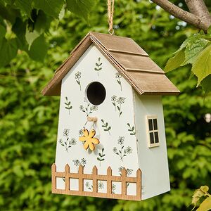 Садовое украшение Скворечник Primavera 22 см белый Boltze фото 6