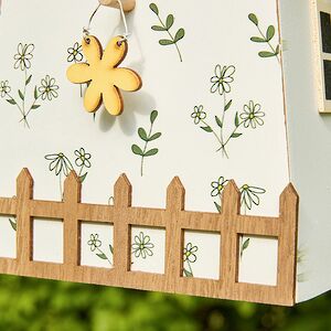 Садовое украшение Скворечник Primavera 22 см белый Boltze фото 4