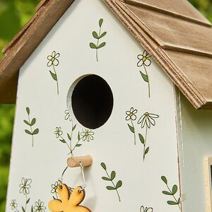 Садовое украшение Скворечник Primavera 22 см белый Boltze фото 2