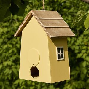 Садовое украшение Скворечник Primavera 22 см желтый Boltze фото 3