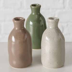 Керамическая ваза Fuente Alamo 8 см зеленая Boltze фото 2