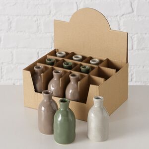 Керамическая ваза Fuente Alamo 8 см зеленая Boltze фото 4