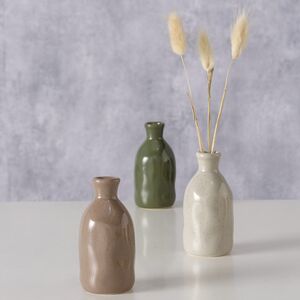 Керамическая ваза Fuente Alamo 8 см зеленая Boltze фото 3