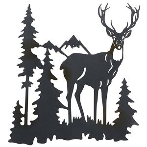 Декоративное панно с подсветкой Олень Доннер 49*44 см Boltze фото 7