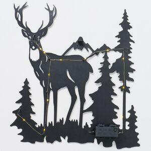 Декоративное панно с подсветкой Олень Доннер 49*44 см Boltze фото 4