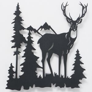 Декоративное панно с подсветкой Олень Доннер 49*44 см Boltze фото 2