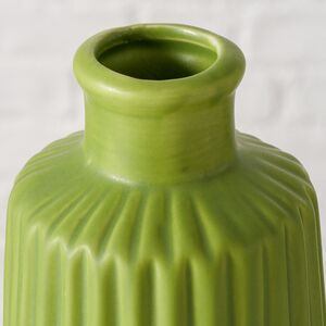 Керамическая ваза-бутылка Dijon 17 см зеленая Boltze фото 2