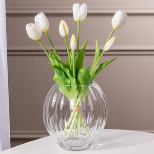 Силиконовые цветы Тюльпаны Great Milton белые, 7 шт Boltze фото 5