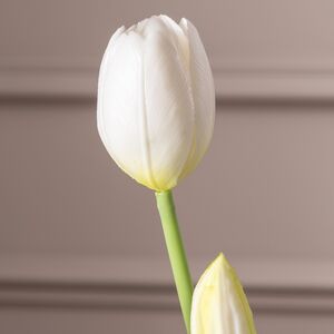 Силиконовые цветы Тюльпаны Great Milton белые, 7 шт Boltze фото 4