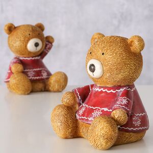 Набор декоративных фигурок Мишки Бэйли - Уютная Зима 11 см, 2 шт Boltze фото 2