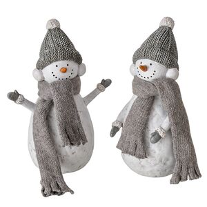 Набор новогодних фигурок Снеговики Зимнего Фьельда 20 см, 2 шт Boltze фото 7