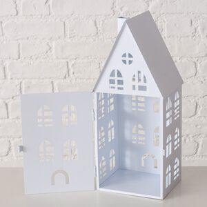 Набор подсвечников - домиков Belfast 13-38 см белый, 3 шт Boltze фото 2