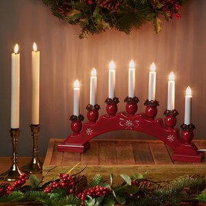 Рождественская горка Sanna 42*27 см, 7 электрических свечей Star Trading фото 2