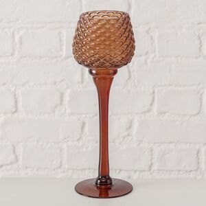 Набор стеклянных подсвечников-бокалов Atono 26 см, 2 шт Boltze фото 6