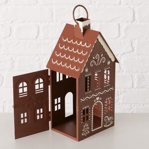 Набор металлических подсвечников - домиков Gingerbread House 9-13 см, 2 шт Boltze фото 3