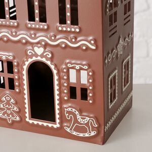 Набор металлических подсвечников - домиков Gingerbread House 9-13 см, 2 шт Boltze фото 5