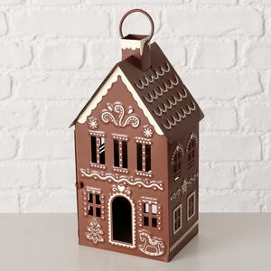 Набор металлических подсвечников - домиков Gingerbread House 9-13 см, 2 шт Boltze фото 4