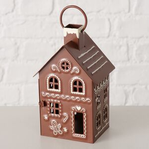 Набор металлических подсвечников - домиков Gingerbread House 9-13 см, 2 шт Boltze фото 6