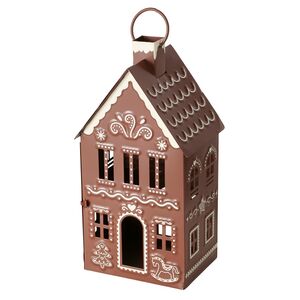 Набор металлических подсвечников - домиков Gingerbread House 9-13 см, 2 шт Boltze фото 8