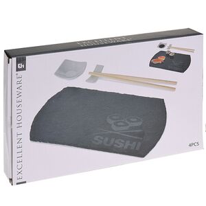 Набор для суши и роллов 30*18 см, 4 предмета, сланец Koopman фото 4