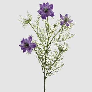 Искусственная ветка Нигелла - Fabulous 68 см фиолетовая EDG фото 4