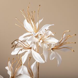 Искусственная ветка Стело Нэрина 75 см белая EDG фото 3