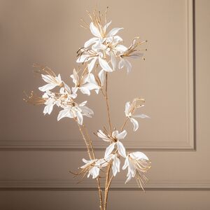 Искусственная ветка Стело Нэрина 75 см белая EDG фото 2