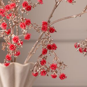 Искусственная ветка Гипсофила Floral Veil 68 см красная EDG фото 2