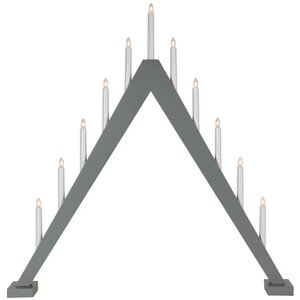 Светильник-горка Trill 79*78 см серый, 11 электрических свечей Star Trading фото 2