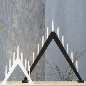 Семисвечник рождественский Trill 47*40 см белый Star Trading фото 4