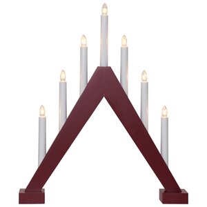 Семисвечник рождественский Trill 47*40 см красный Star Trading фото 2