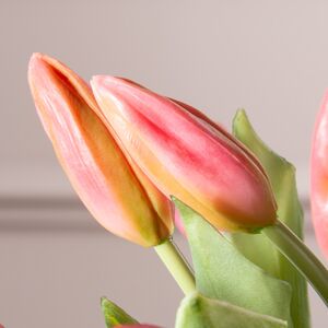 Силиконовые тюльпаны Hidalgo 9 шт, 29 см темно-розовые EDG фото 5