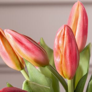 Силиконовые тюльпаны Hidalgo 9 шт, 29 см темно-розовые EDG фото 2