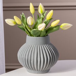 Силиконовые тюльпаны Идальго 9 шт, 29 см зеленые EDG фото 4