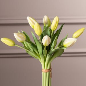 Силиконовые тюльпаны Идальго 9 шт, 29 см зеленые EDG фото 3